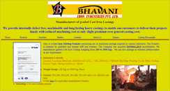 Desktop Screenshot of bhavaniiron.com